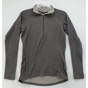 Patagonia Capilene Pullover Womens Medium Gray 1/4 Zip Performance Base layer